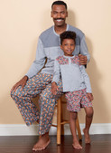 Butterick B6531 | Misses'/Men's/Childrens'/Boys'/Girls' Top, Tunic, Shorts and Pants