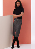 Butterick B7057 | Butterick Sewing Pattern Misses' Pencil Skirt in Two Lengths