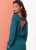 Butterick B7063 | Butterick Sewing Pattern Misses' Knit Jumpsuit with Length and Sleeve Variations