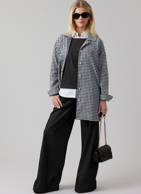 McCall's M8562 | McCall's Sewing Pattern Misses' Top, Dress, Jacket and Pants