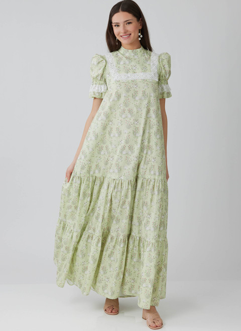 McCall's M8652 | Misses' High Yoke Dress in Two Lengths by Laura Ashley