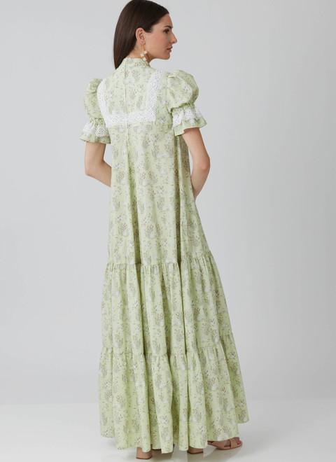 McCall's M8652 | Misses' High Yoke Dress in Two Lengths by Laura Ashley