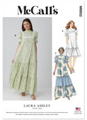 McCall's M8652 | Misses' High Yoke Dress in Two Lengths by Laura Ashley | Front of Envelope