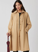 McCall's M8655 | Misses' Trench Coat in Three Lengths with Optional Hood