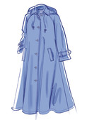 McCall's M8655 | Misses' Trench Coat in Three Lengths with Optional Hood