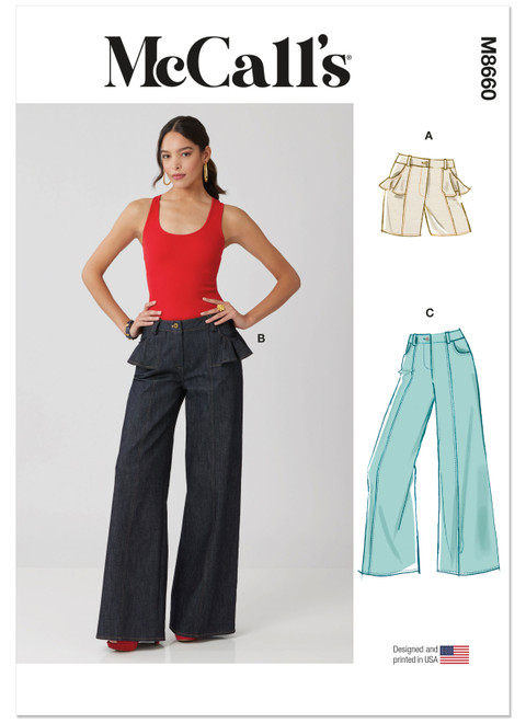 McCall's M8660 | Misses' Shorts and Jeans | Front of Envelope