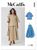 McCall's M8662 | Misses' Top and Skirt | Front of Envelope