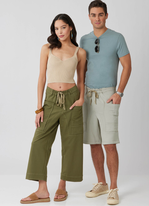 McCall's M8664 | Unisex Shorts and Pants