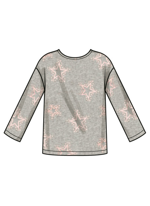 New Look N6814 | New Look Sewing Pattern Misses' Knit Tops and Knit or Woven Pull on Pants