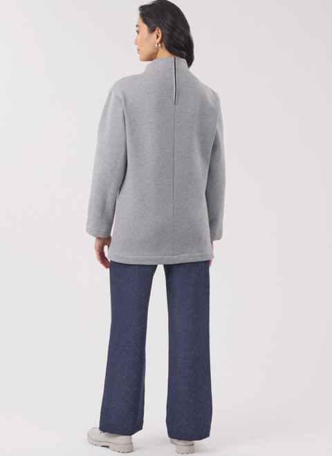 New Look N6814 | New Look Sewing Pattern Misses' Knit Tops and Knit or Woven Pull on Pants