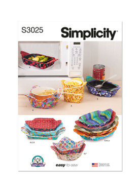 Simplicity S3025 | Simplicity Sewing Pattern Microwavable Cozies by Carla Reiss Design | Front of Envelope