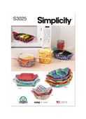 Simplicity S3025 | Simplicity Sewing Pattern Microwavable Cozies by Carla Reiss Design | Front of Envelope