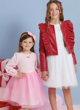 Simplicity S3044 | Simplicity Sewing Pattern Children's and Girls' Skirts, Jacket and Knit Top