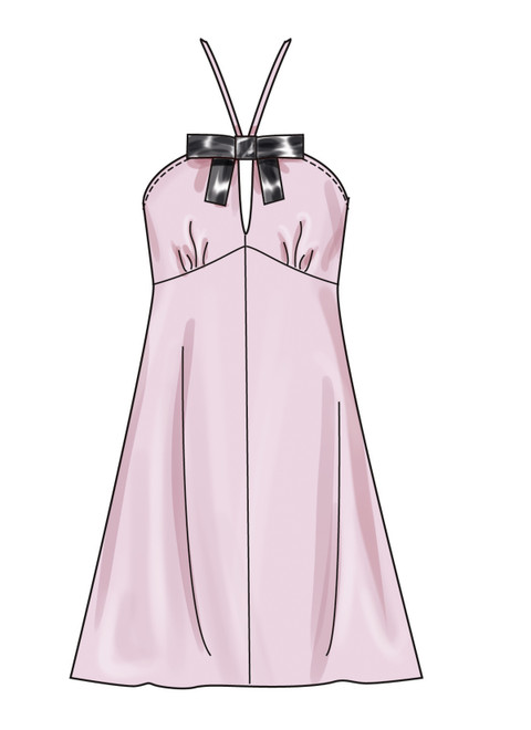 Simplicity S3133 | Simplicity Sewing Pattern Misses' Halter Dress in Two Lengths