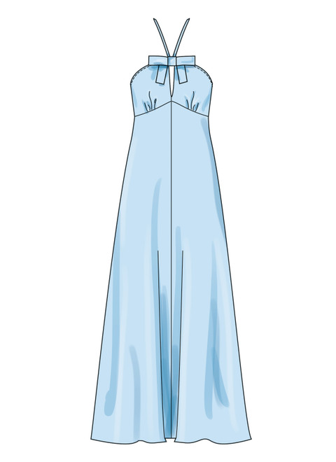 Simplicity S3133 | Simplicity Sewing Pattern Misses' Halter Dress in Two Lengths