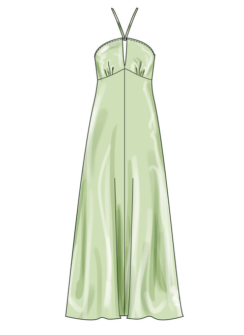 Simplicity S3133 | Simplicity Sewing Pattern Misses' Halter Dress in Two Lengths