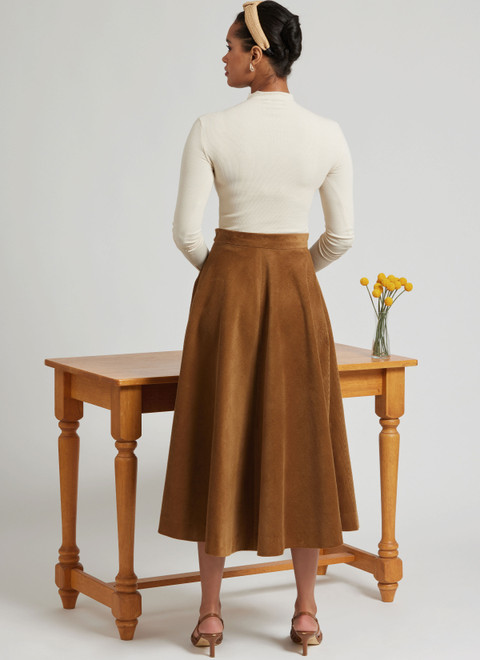 Simplicity S3169 | Simplicity Sewing Pattern Misses' and Women's Full Skirt with Pocket Variations