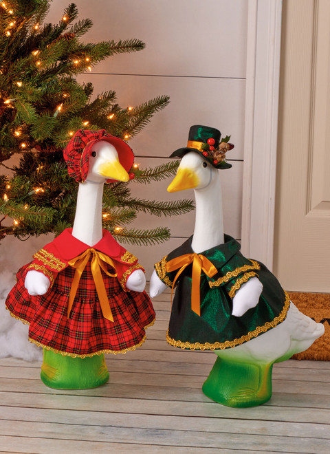 Simplicity S3187 | Simplicity Sewing Pattern Porch Geese Clothes for Christmas Holiday