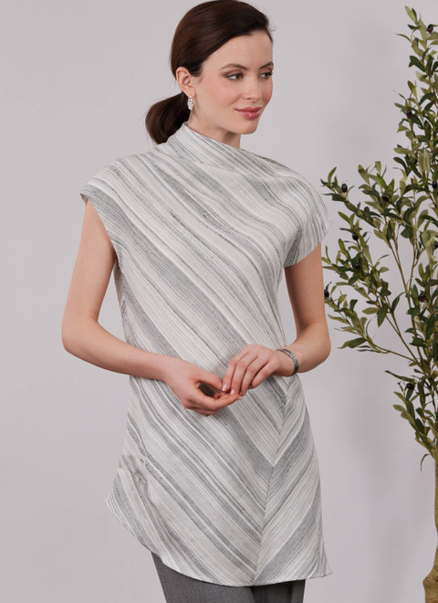 Simplicity S3233 | Simplicity Sewing Pattern Misses' Draped Top in Three Lengths