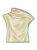 Simplicity S3233 | Simplicity Sewing Pattern Misses' Draped Top in Three Lengths