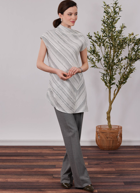 Simplicity S3233 | Simplicity Sewing Pattern Misses' Draped Top in Three Lengths