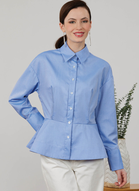 Simplicity S3234 | Simplicity Sewing Pattern Misses' Peplum Shirt