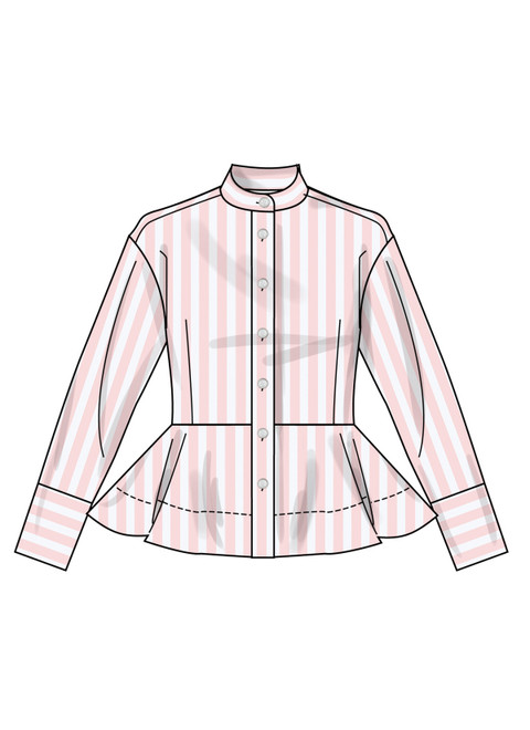 Simplicity S3234 | Simplicity Sewing Pattern Misses' Peplum Shirt