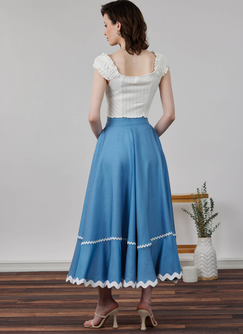 Simplicity S3235 | Simplicity Sewing Pattern Misses' Wrap Midi Skirt