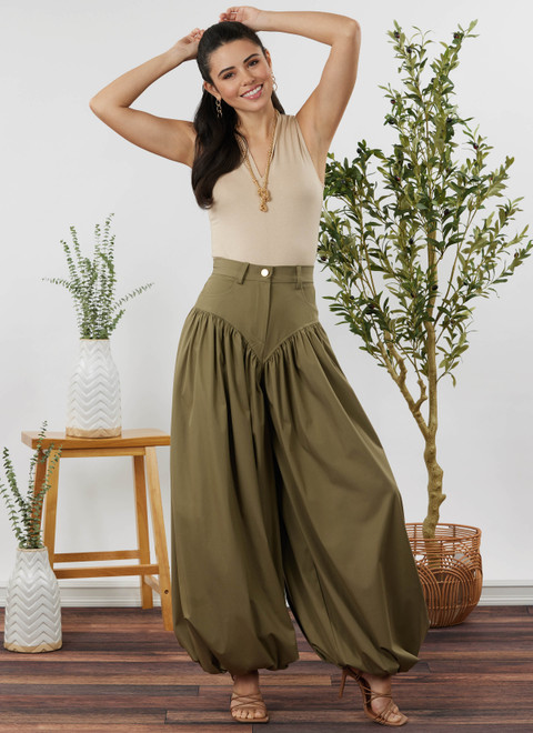 Simplicity S3236 | Simplicity Sewing Pattern Misses' Wide and Balloon Leg Pants and Shorts