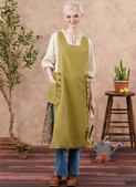Simplicity S3258 | Simplicity Sewing Pattern Misses' Reversible Cobbler Apron and Hat in Three Sizes S, M and L