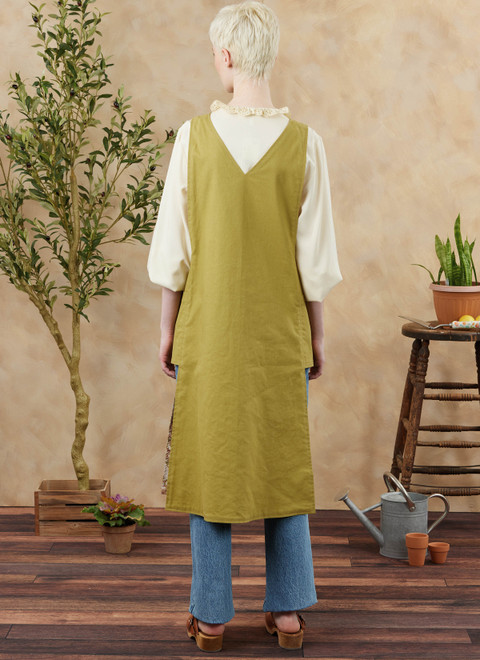 Simplicity S3258 | Simplicity Sewing Pattern Misses' Reversible Cobbler Apron and Hat in Three Sizes S, M and L