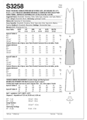 Simplicity S3258 | Simplicity Sewing Pattern Misses' Reversible Cobbler Apron and Hat in Three Sizes S, M and L | Back of Envelope