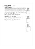 Simplicity S9308 | Tote Bags in Three Sizes | Back of Envelope